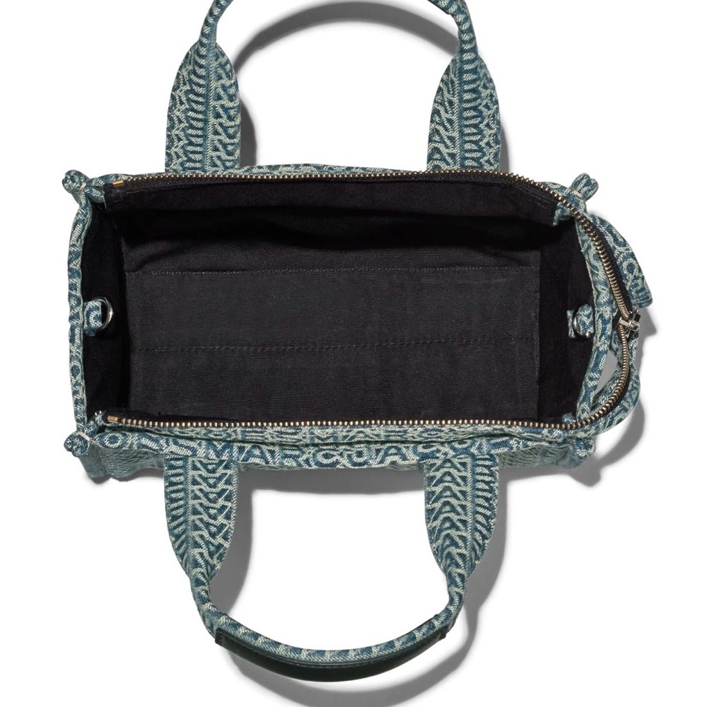 Marc Jacobs The Washed Monogramed Denim Tote - Picture 9 of 10